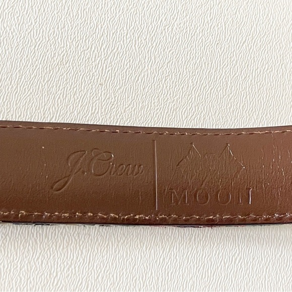 J.Crew Belt Leather Wool Stewart Plaid Preppy Casual Holiday 32 - Picture 7 of 9